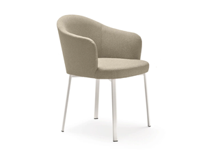 ARWA - Upholstered chair with armrests _ Quinti Sedute